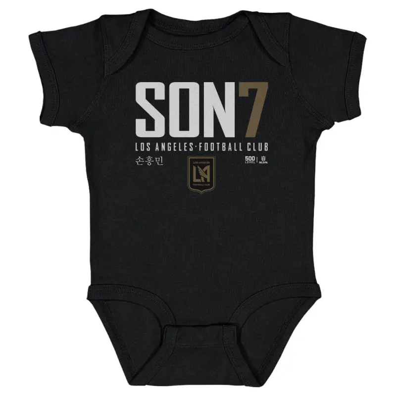 son heung-min lafc elite wht - kids baby onesie