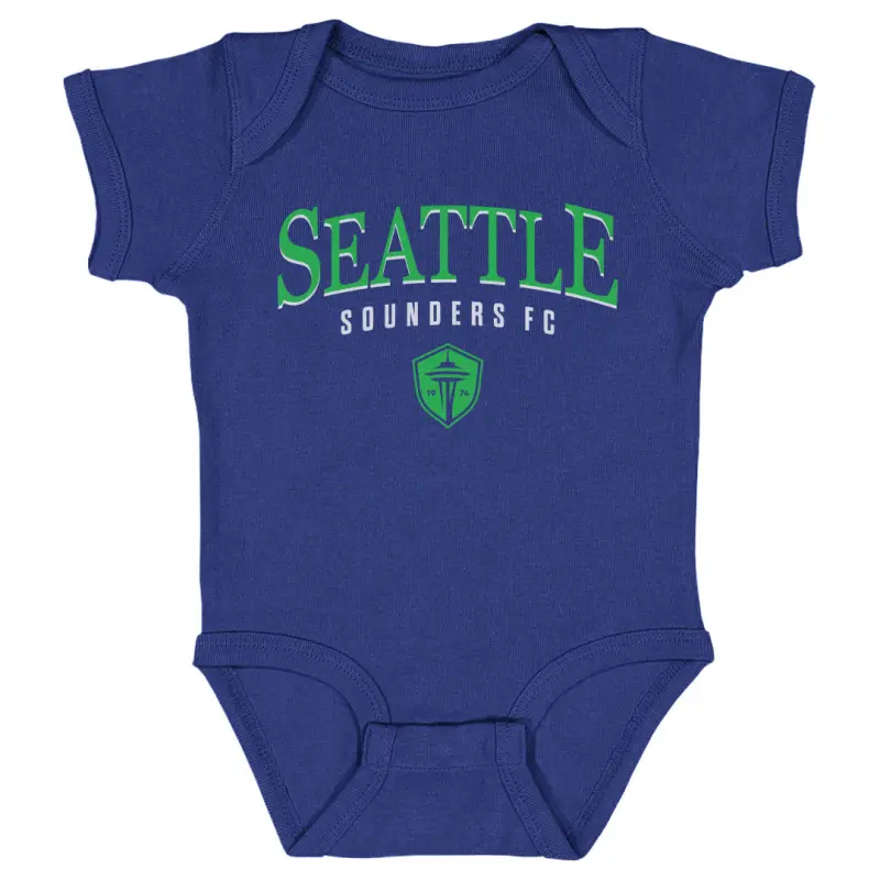 seattle sounders fc arch wht - kids baby onesie