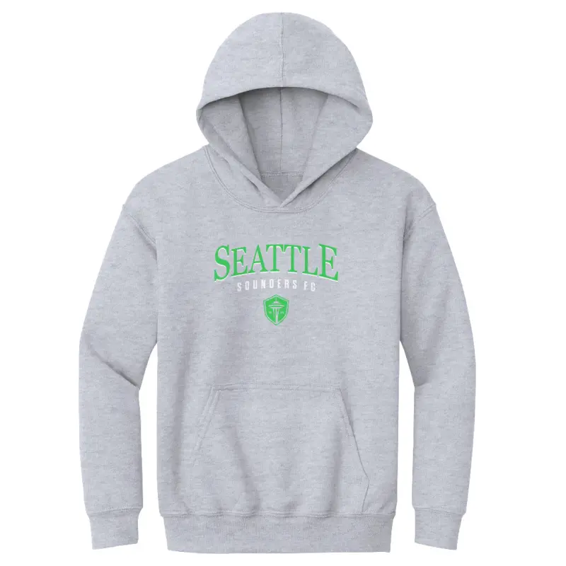 seattle sounders fc arch wht - kids youth hoodie