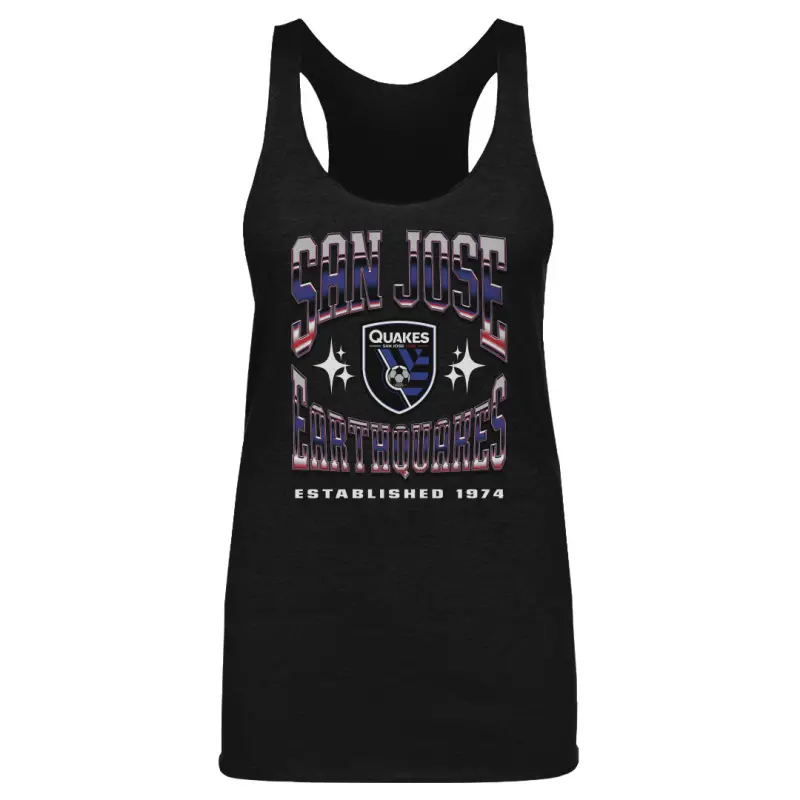 san jose earthquakes vintage wht - womens tank top
